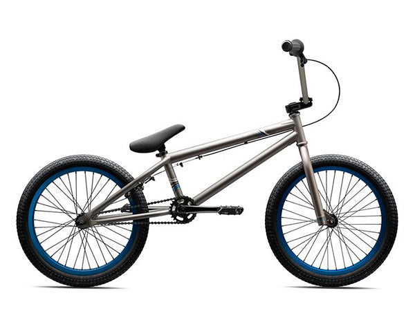 Verde 2015 AV BMX Bike Matte Silver Blue at J R Bicycles J R