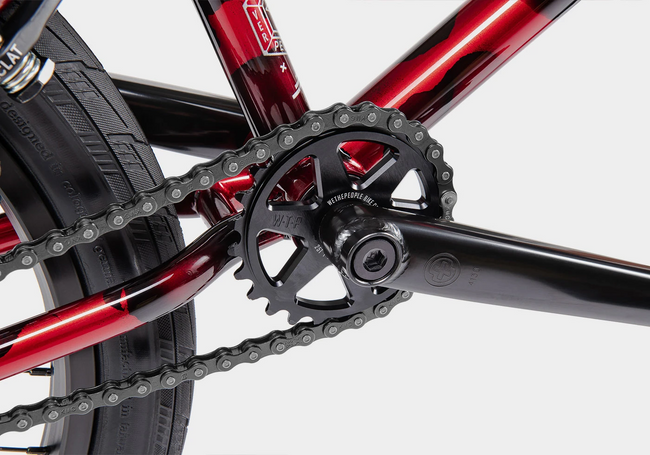We The People Versus 20.65&quot;TT BMX Bike-Brushed Metallic Red - 15