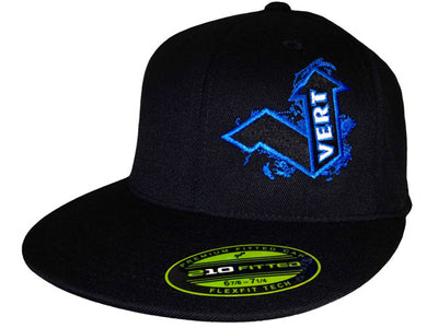 Vert Flexfit Flatbill 210 Hat-Black