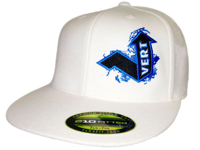 Vert Flexfit Flatbill 210 Hat-White