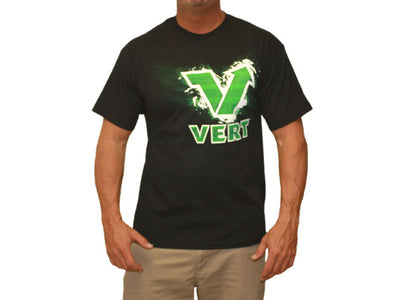 Vert Illusion T-Shirt-Black