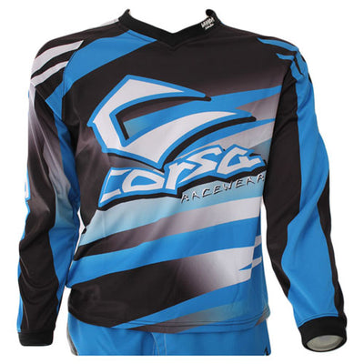 Corsa Warrior BMX Race Jersey-Blue