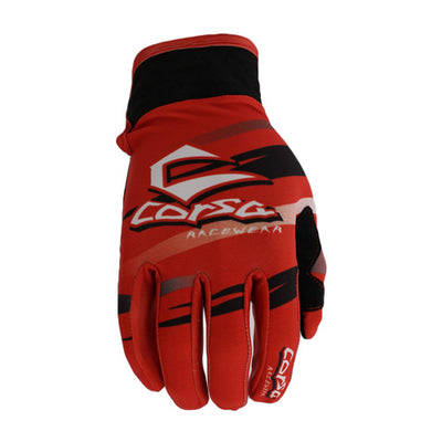 Corsa Warrior BMX Race Gloves-Red