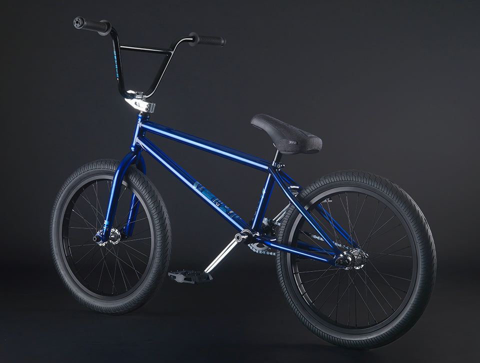 We The People Crysis W/Freecoaster BMX Bike-Trans Blue 20.5