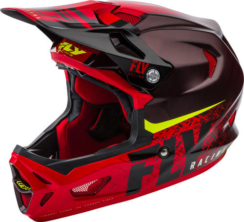reline shoei helmet Fly Racing Werx Carbon Imprint Helmet-Black/Red – J&R Bicycles, Inc