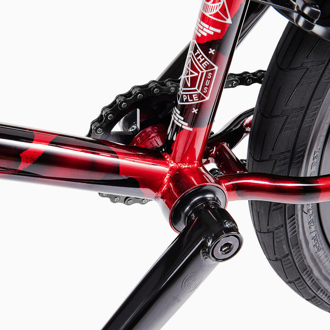 We The People Versus 20.65&quot;TT BMX Bike-Brushed Metallic Red - 7