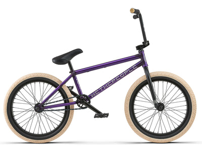 We The People Reason 20" BMX Bike 20.75" TT - Matte Translucent Purple