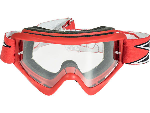 X-Brand Gox Flat Out Goggles-Red - 2