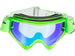 X-Brand Gox Limited Goggles-Transparent Flo Green - 2