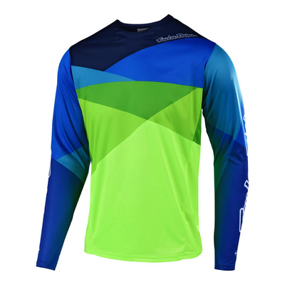 Troy Lee Designs 2019 Sprint Jet BMX Race Jersey-Yellow/Green