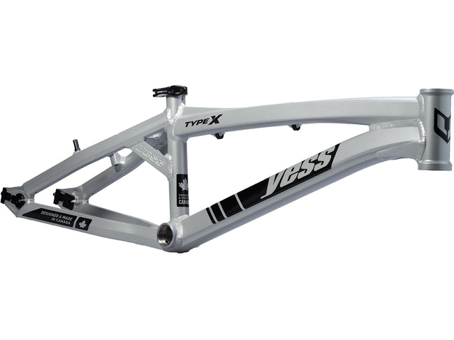 Yess Type X BMX Race Frame-Silver - 1