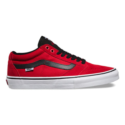 Vans TNT Shoe-Signature Bright Red/Black/White